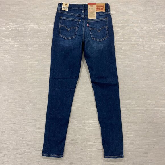 Levis 720 Jeans Womens 27 x 28 High Rise Super Skinny Medium Wash Stretch Denim - Picture 3 of 14